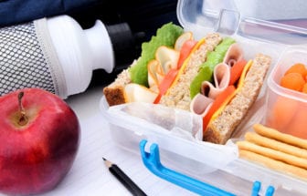 school lunch packed