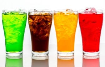 Group of soda drinks - to avoid for oral health